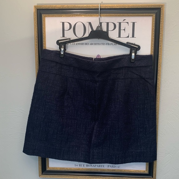 J. Crew Metallic Linen Mini Skirt - Picture 6 of 10